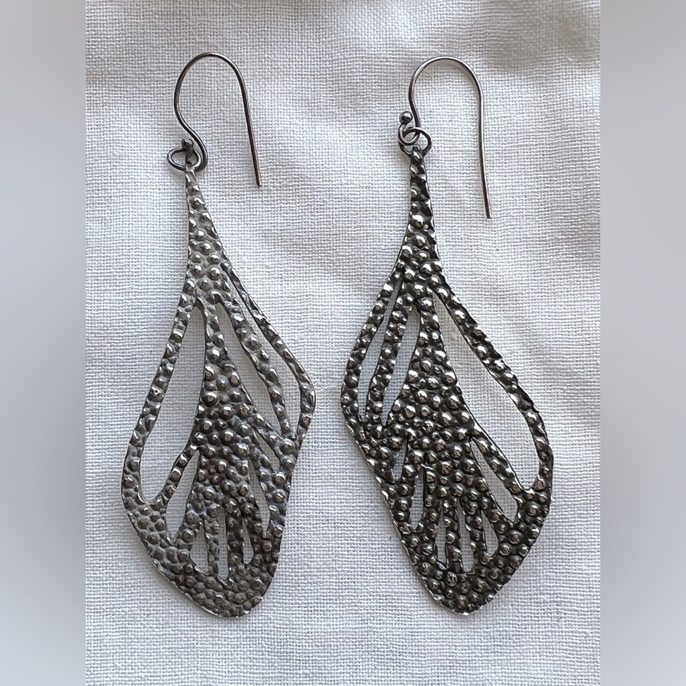 Lauren Wolf Jewelry Esqueleto Oxidized Sterling Silver Earrings
